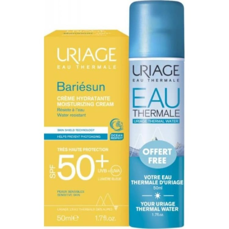 Uriage Bariesun krema SPF50+ 50ml + Termalna voda 50ml
